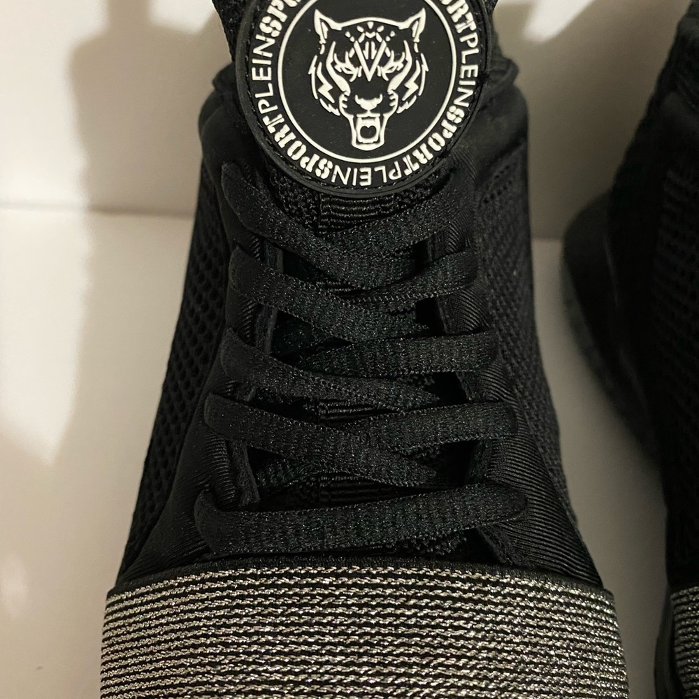 PHILIPP PLEIN SNEAKERS RUNNER “ SUE “ black size us 8 - Picture 8 of 11